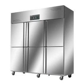 Freezer Factory - Custom Six Door Refrigerator Stainless Steel Cooler