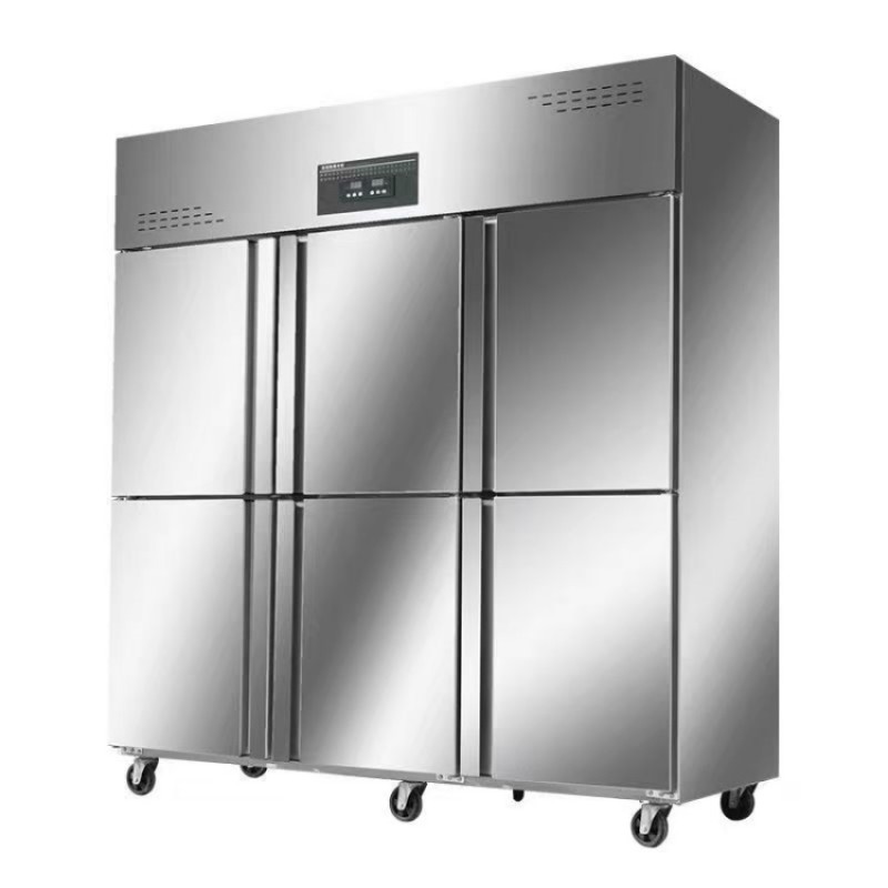 Freezer Factory - Custom Six Door Refrigerator Stainless Steel Cooler