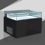 Cake Cabinet Factory - Custom Upright Supermarket Display with Wheels