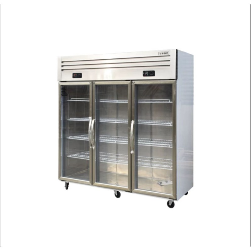 Vertical Freezer Factory - Custom Stainless Steel Glass Door Display