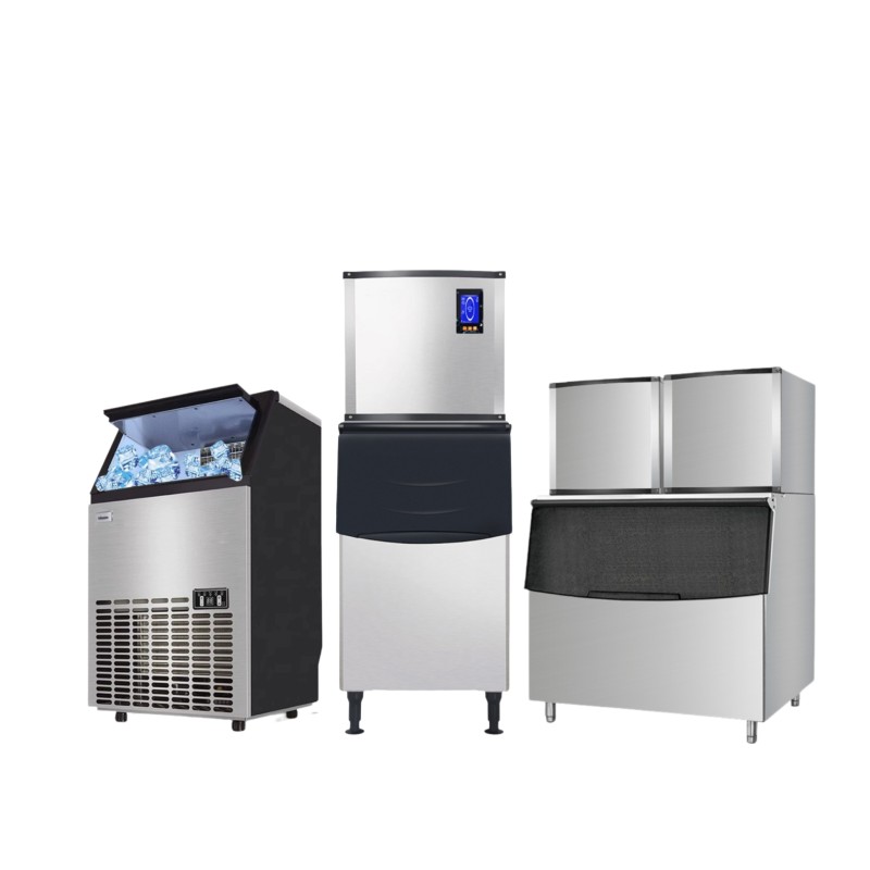 Ice Cube Maker Factory - Custom Stainless Steel 150-500Kg Ice Machine