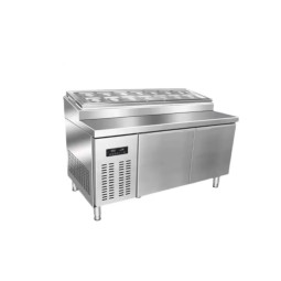 Salad Refrigerator Factory - Custom 2 Door Refrigerated Salad Bar Sale