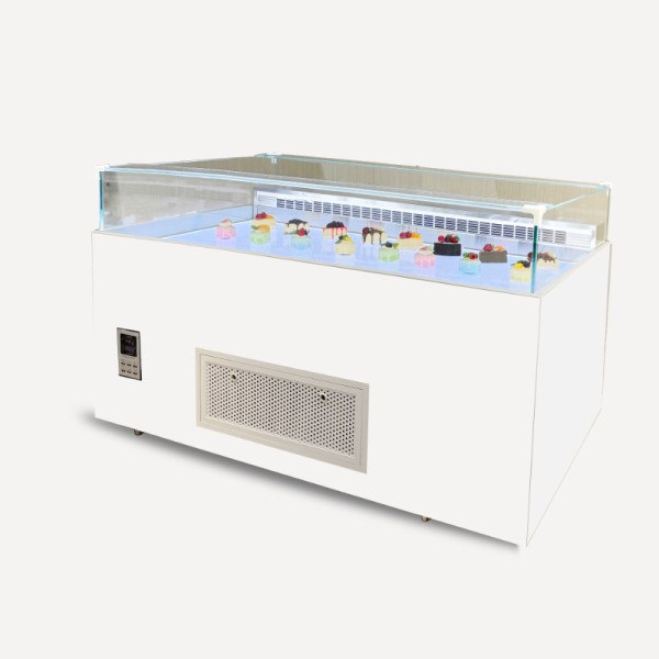 Display Cabinet Factory - Custom Open Island Sandwich Refrigerated Case