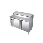 Salad Counter Factory - Custom Commercial Buffet Pizza Prep Table Chiller