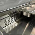 Salad Bar Factory - Custom Stainless Steel Pizza Refrigerator Prep Table