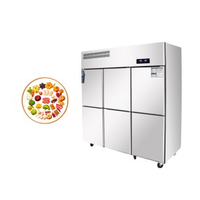 Refrigerator Factory - Custom Stainless Steel Six-Door Fridge Freezer