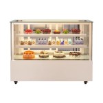 Commercial Cooler Factory - Custom Circular Ice Cream Freezer Sandwich Table