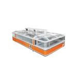 Island Freezer Factory - Custom Horizontal Deep Supermarket Combination
