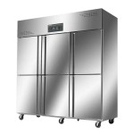 Refrigerator Factory - Custom Stainless Steel Six-Door Fridge Freezer