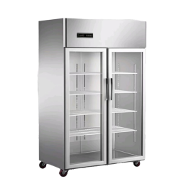 Vertical Freezer Factory - Custom Stainless Steel Glass Door Kitchen Cooler