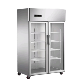 Vertical Freezer Factory - Custom Stainless Steel Glass Door Kitchen Cooler