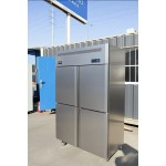 Refrigerator Factory - Custom 4-Door Vertical Glass Freezer Air Cooling