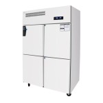 Vertical Freezer Factory - Custom Stainless Steel 4-Door Seafood Cooler