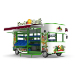Food Trailer Factory - Custom Fully Equipped Ice Cream Cart Food Truck