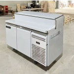 Salad Bar Factory - Custom Stainless Steel Pizza Refrigerator Prep Table