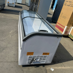 Meat Display Factory - Custom Supermarket Island Deep Freezer Glass Refrigerator