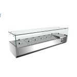 Pizza Table Factory - Custom Durable Marble-glass Top Preparation Table