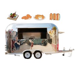 Food Trailer Manufacturer - Stainless Steel Ice Cream Truck