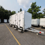 Portable Toilet Factory - Sliding Door Shower Cabin