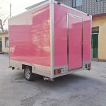 Mobile Kitchen Manufacturer - Stainless Steel Square Trailer