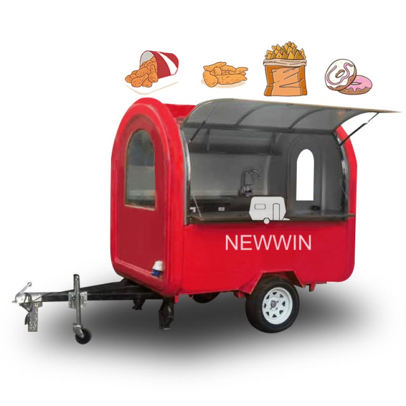 Food Trailer Manufacturer - Germany BBQ Hamburger Trailer