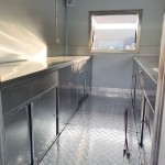 Mobile Kitchen Manufacturer - Stainless Steel Square Trailer