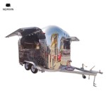 Food Trailer Manufacturer - Stainless Steel Ice Cream Truck