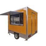 Food Trailer Factory - Container BBQ Pizza Trailer Wheels