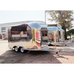 Food Trailer Manufacturer - Stainless Steel Ice Cream Truck
