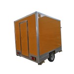 Food Trailer Factory - Container BBQ Pizza Trailer Wheels