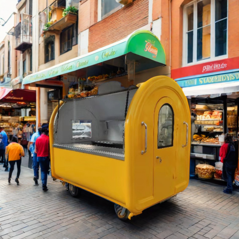 Food Cart Manufacturer - EU Popular Snack Cart