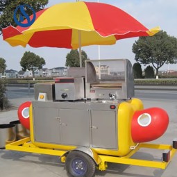 Food Trailer Manufacturer - CE Approved Hot Dog BBQ Popsicle Cart