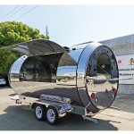 Electric Food Bus Factory - Single Person Kitchen Caravan