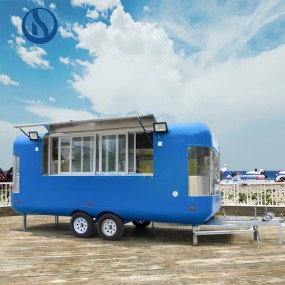 Food Truck Manufacturer - USA Standard Beach Restaurant Food Trailer