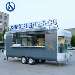 Fast Food Trailer Factory - Commercial Street Pizza Burger Trailer