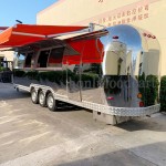 Mobile Trailer Supplier - 28ft Fast Food Truck with Generator