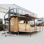 Cafe Trailer Manufacturer - Double Decker Coffee Food Kiosk