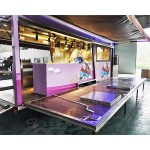 Food Truck Factory - Two Story Wood Dining Food Truck