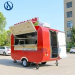 Food Trailer Manufacturer - Vintage Coffee Ice Cream Hotdog Trailer