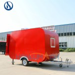 Food Trailer Manufacturer - Vintage Coffee Ice Cream Hotdog Trailer
