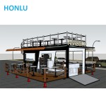 Mobile Trailer Supplier - Custom Double Decker Restaurant Trailer