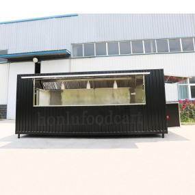 Food Container Factory - 20ft Mobile Restaurant Container Kiosk