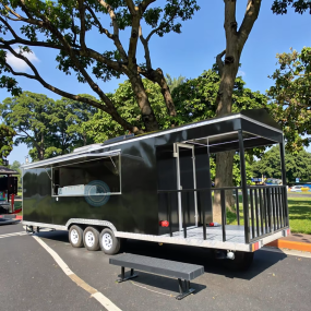 Catering Trailer Factory - Park Street Large Dining Truck with Cooler