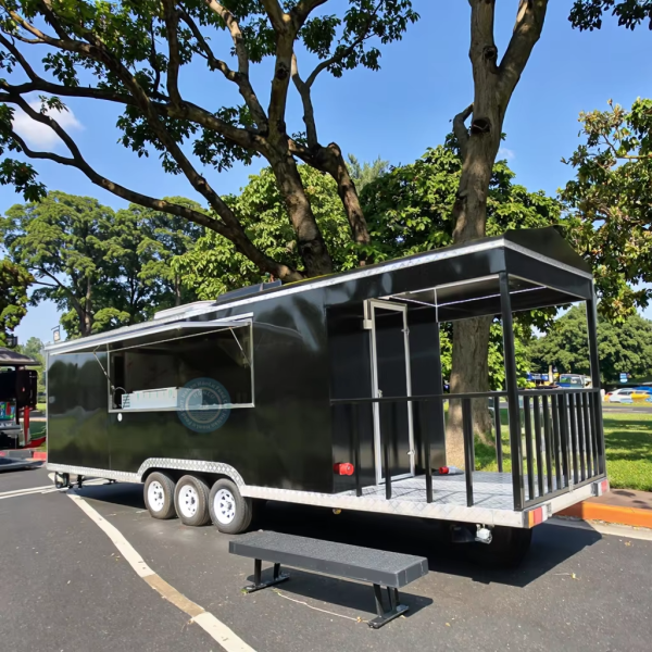 Catering Trailer Factory - Park Street Large Dining Truck with Cooler