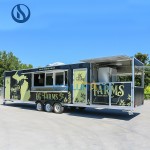 Catering Trailer Factory - Park Street Large Dining Truck with Cooler