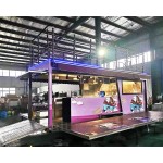 Food Truck Factory - Two Story Wood Dining Food Truck