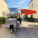 Mobile Trailer Supplier - 28ft Fast Food Truck with Generator