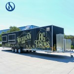 Food Trailer Manufacturer - Luxury Large Mobile Bar with Toilet