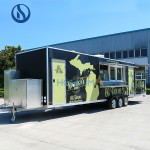 Food Trailer Manufacturer - Luxury Large Mobile Bar with Toilet