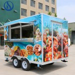 Food Trailer Factory - 10ft Mobile Fast Food Truck Full Kitchen